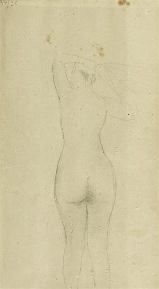 Weiblicher Rückenakt by Giovanni Boldini