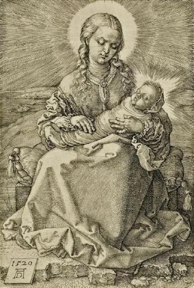 Die Jungfrau mit dem Wickelkind by Albrecht Dürer