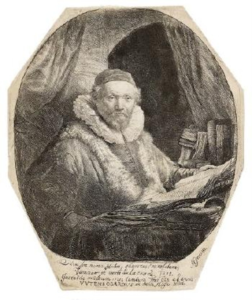 Jan Uytenbogaert, Prediger der Remonstranten by Attributed to Rembrandt Harmensz van Rijn