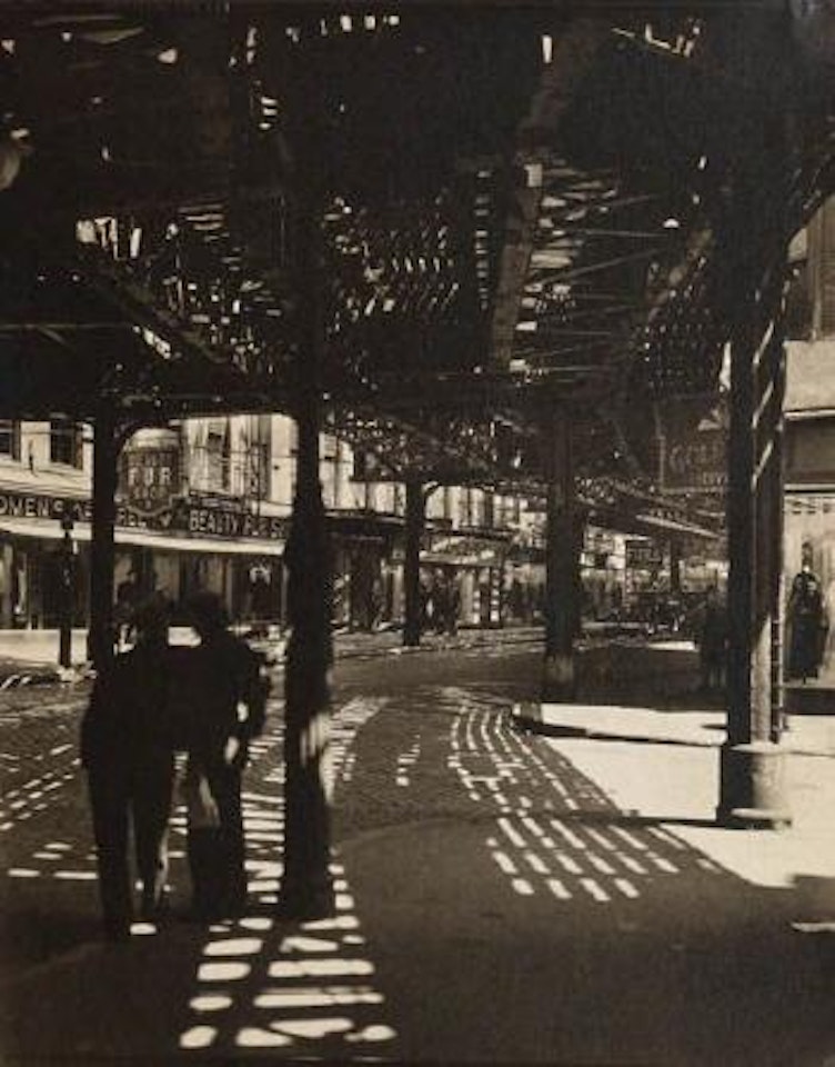 El Second and Third Avenue lines by Berenice Abbott
