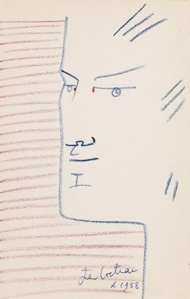 Jünglingskopf by Jean Cocteau