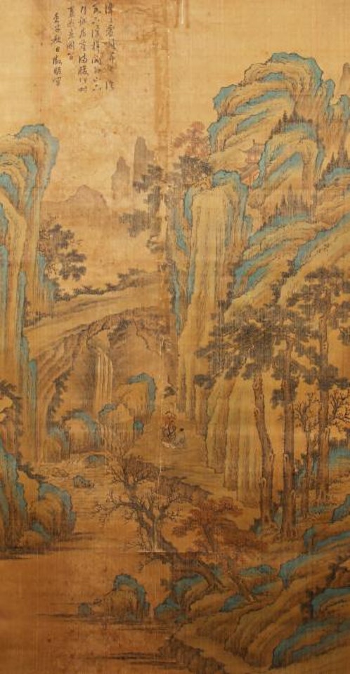 A Chinese hanging scroll by Wen Zhengming