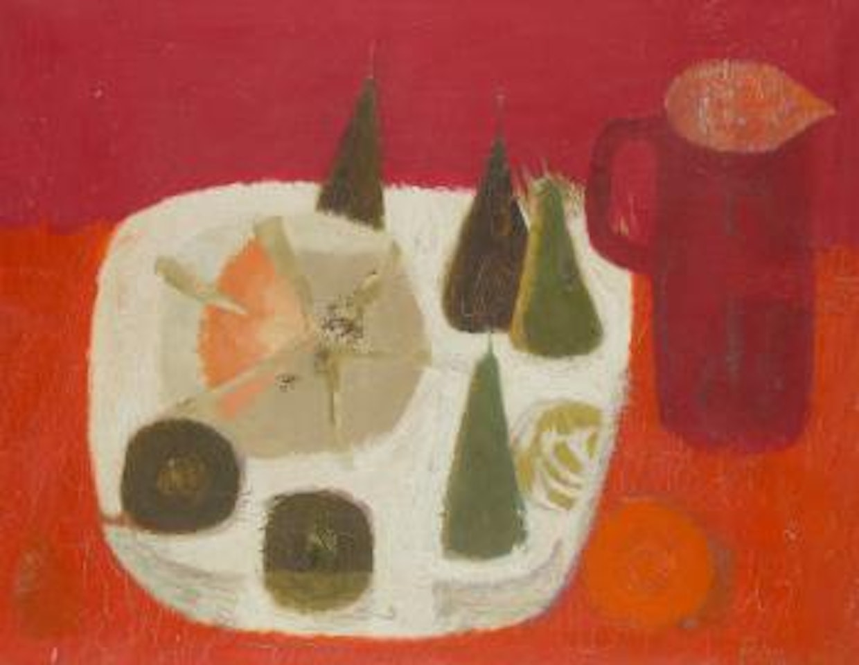 Red Jug by Mary Fedden
