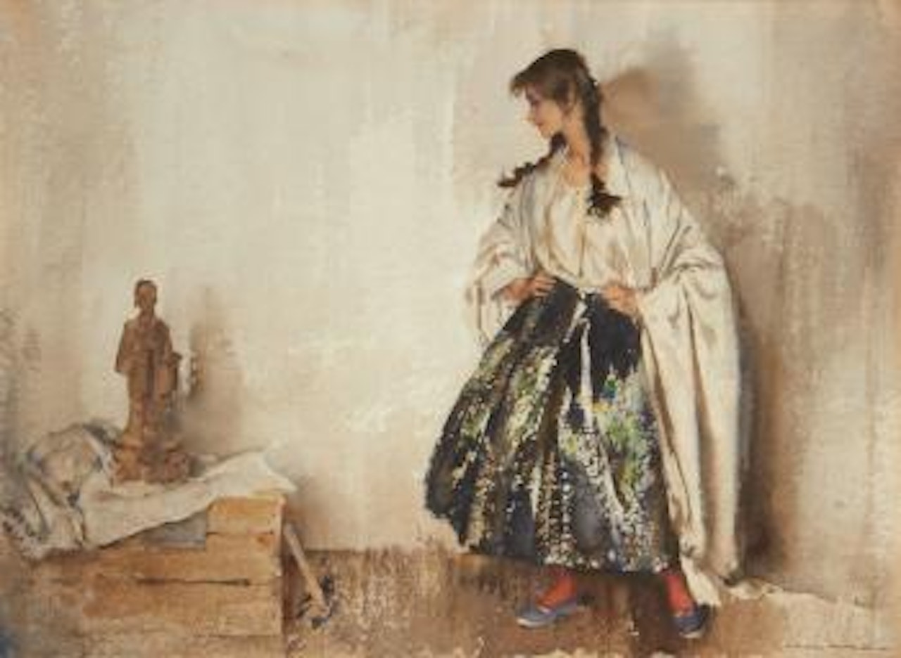The Model and the Chinese Philosopher by William Russell Flint