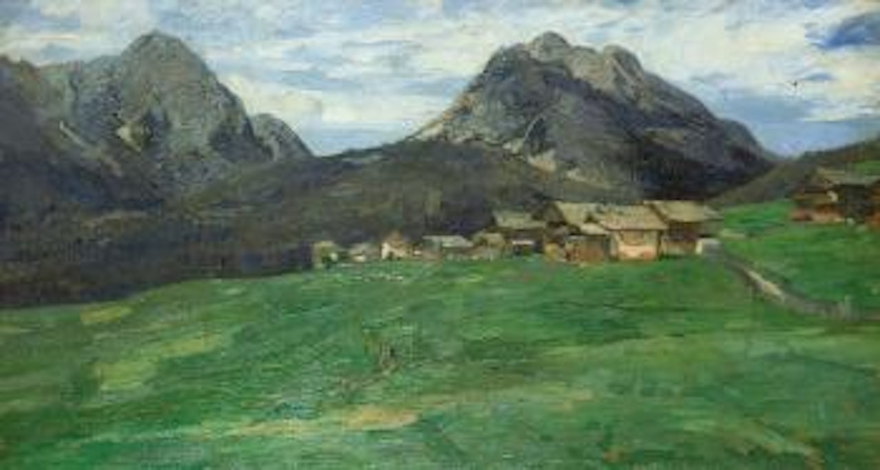 Il monte Ferro a Sappada by Guglielmo Ciardi