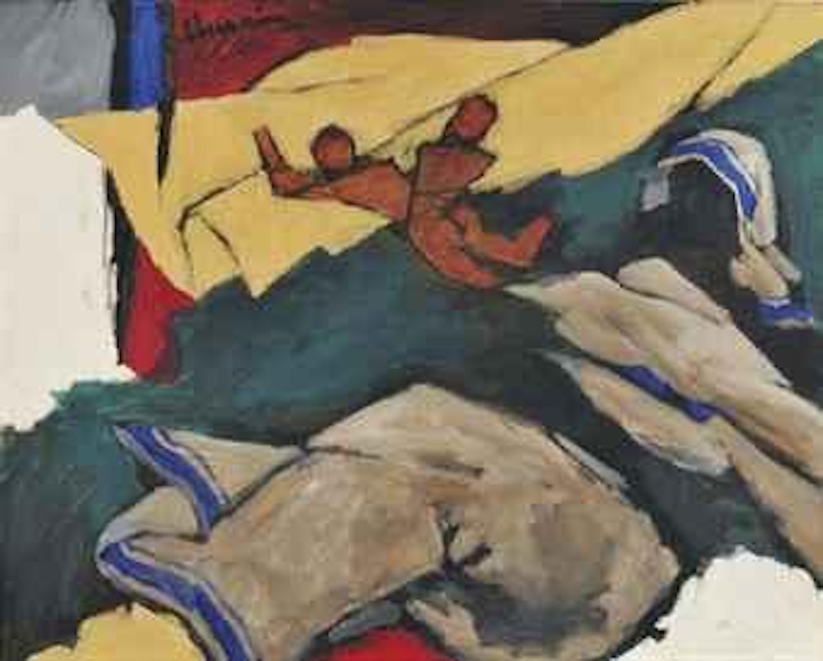 Untitled (Mother Teresa) by M.F. Husain