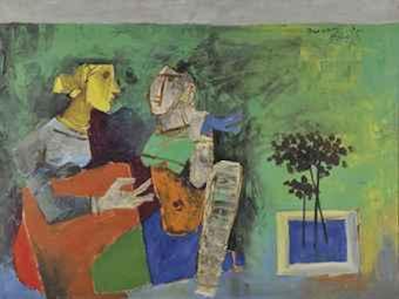 Untitled (Women) by M.F. Husain