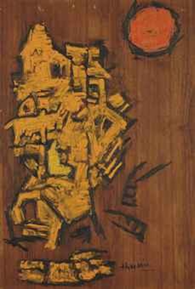 Banaras Ghat by M.F. Husain