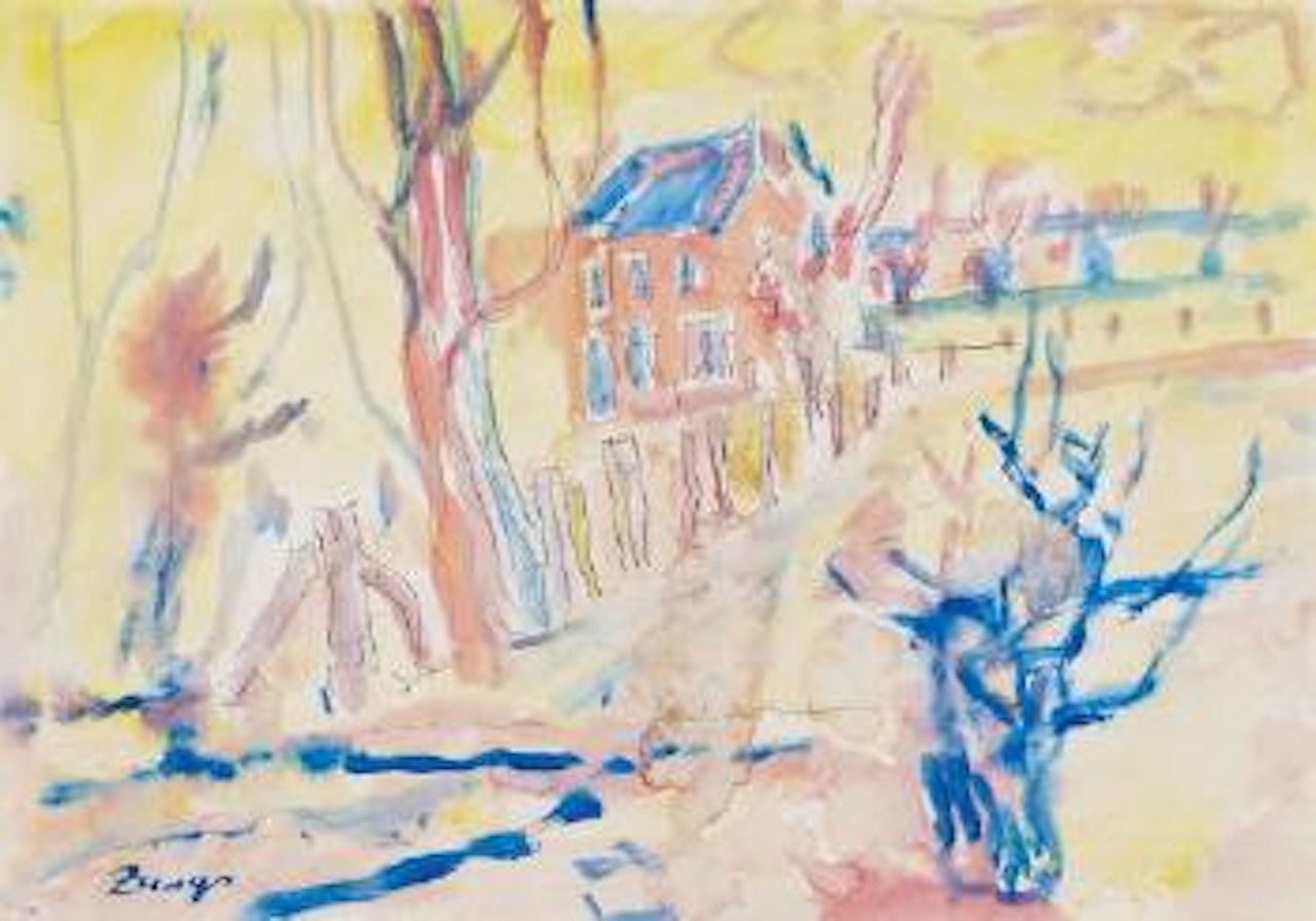 Niederrheinlandschaft by Herbert Zangs