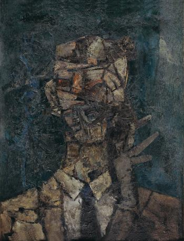 Untitled (Scientist) by M.F. Husain