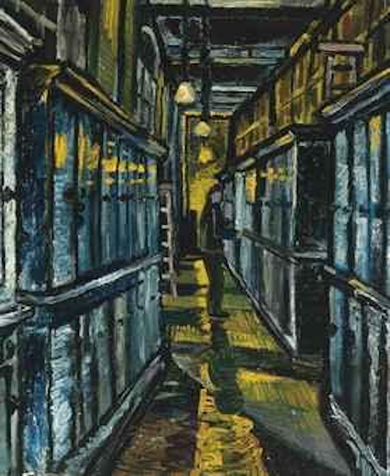 Corridor, Royal College of Art by John Bratby
