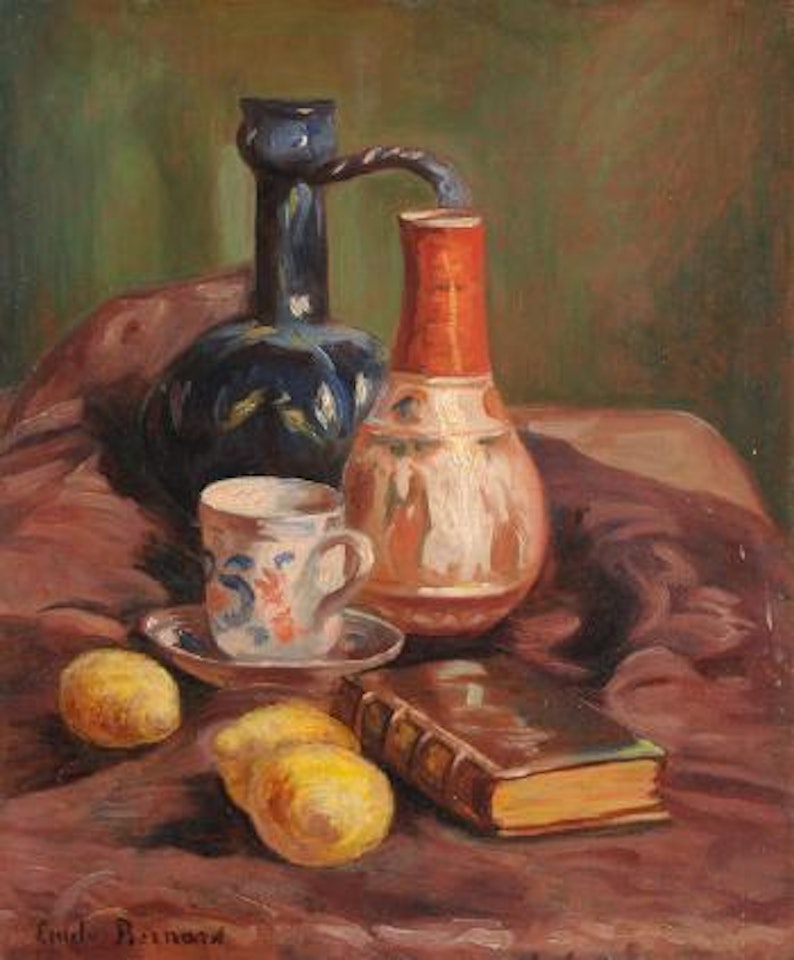 Stillleben mit Zitronen by Emile Bernard