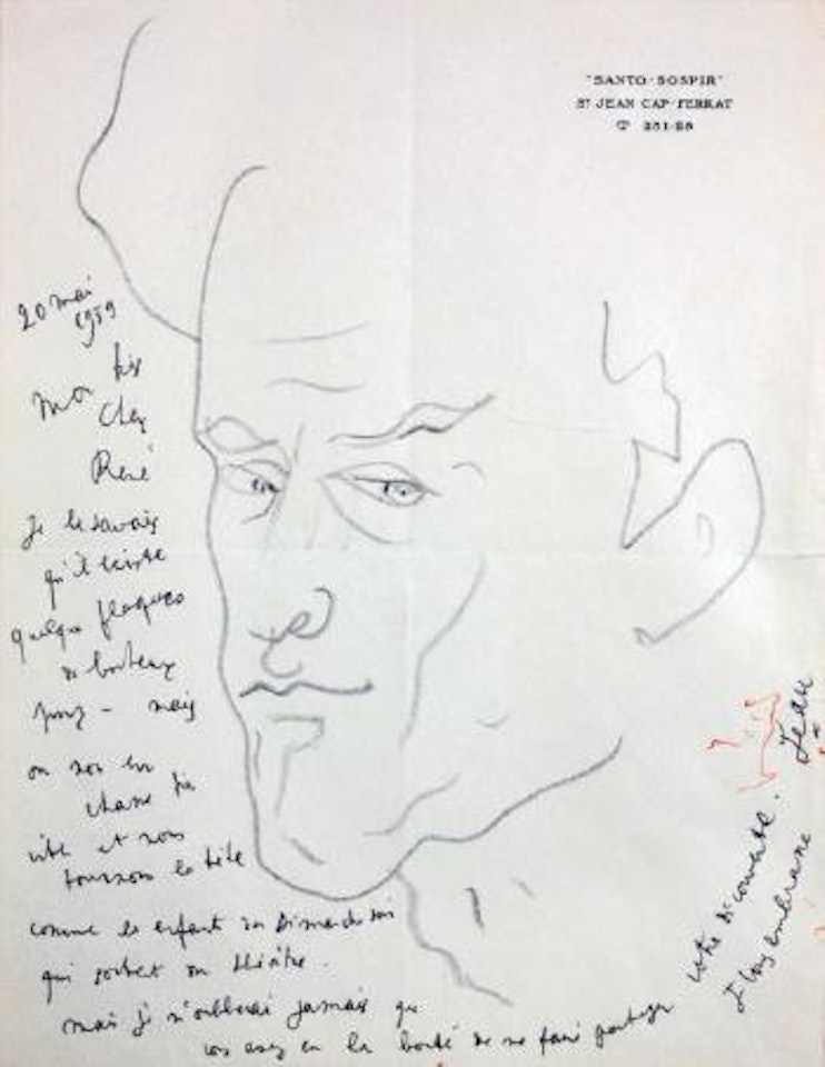 Autoportrait by Jean Cocteau