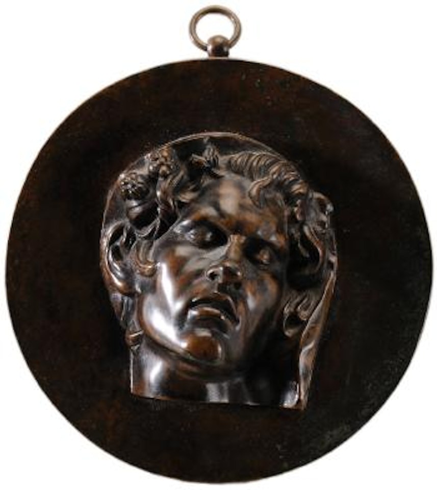 Head of a man by Auguste Rodin