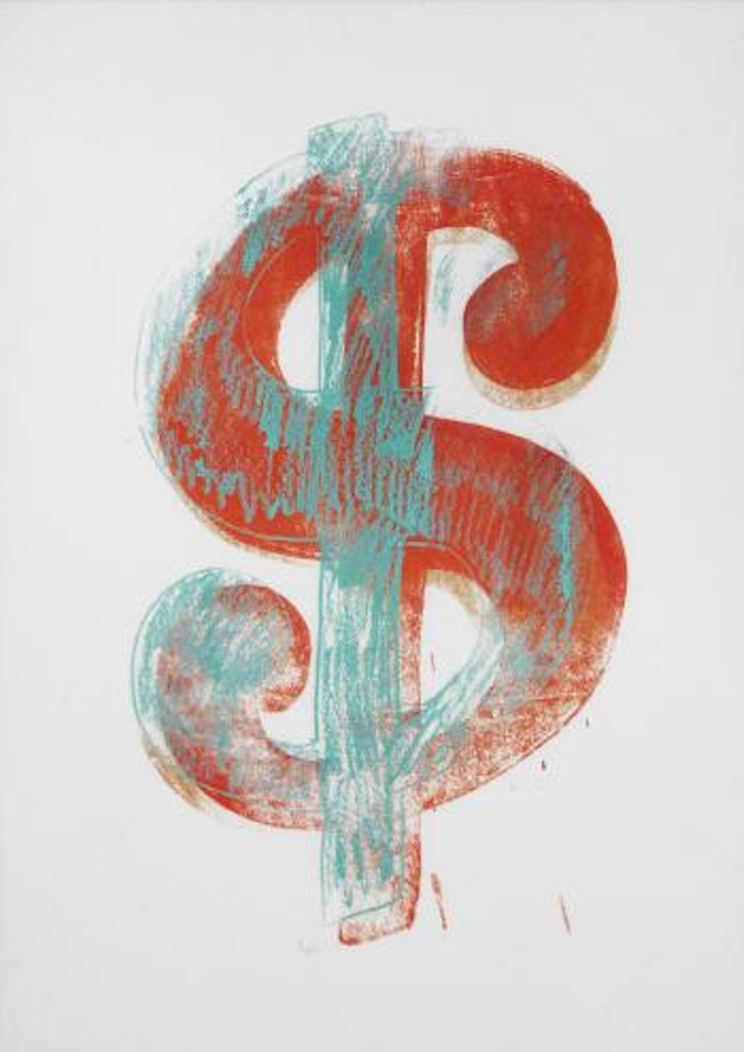 Dollar Sign by Andy Warhol