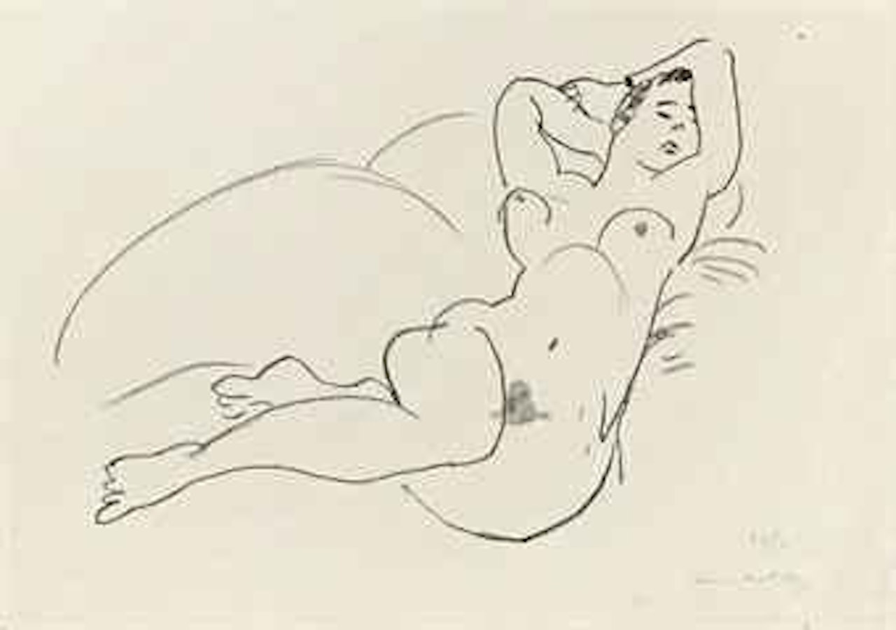 Nu couché, les bras levés (D.-M. 493) by Henri Matisse