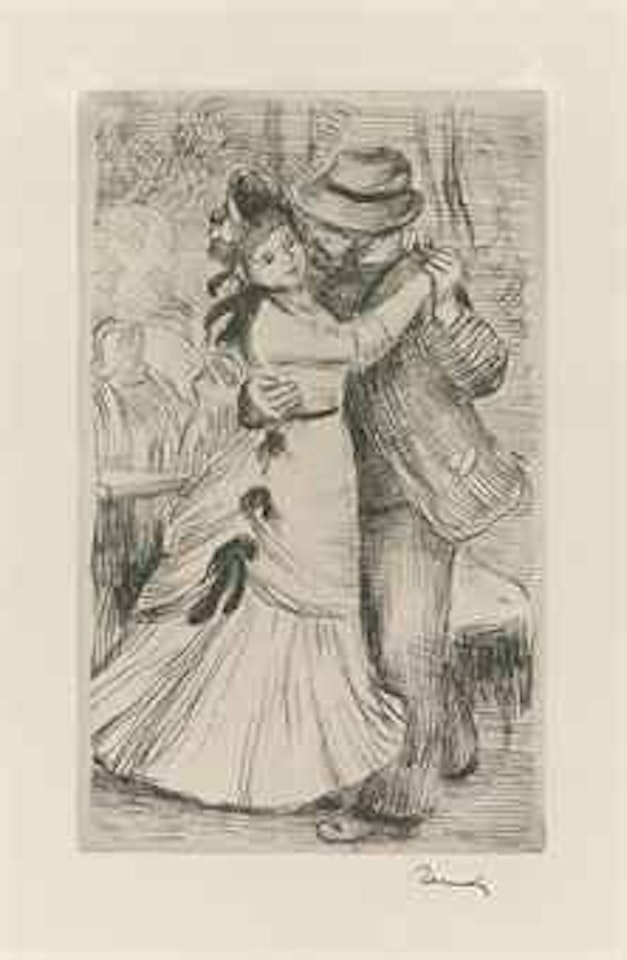 La Danse à la Campagne, 2eme planche (Delteil; Stella 2) by Pierre-Auguste Renoir