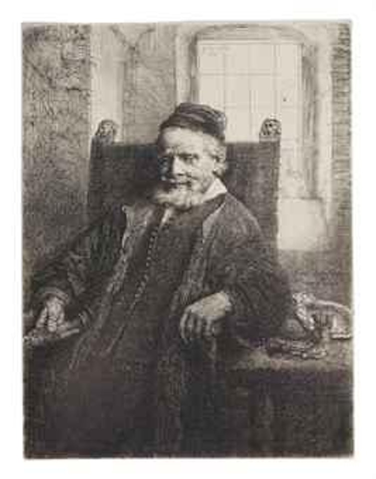 Jan Lutma, Goldsmith (B., Holl. 276; H. 290) by Attributed to Rembrandt Harmensz van Rijn