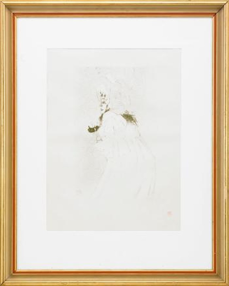 Miss May Belfort saluant by Henri de Toulouse-Lautrec