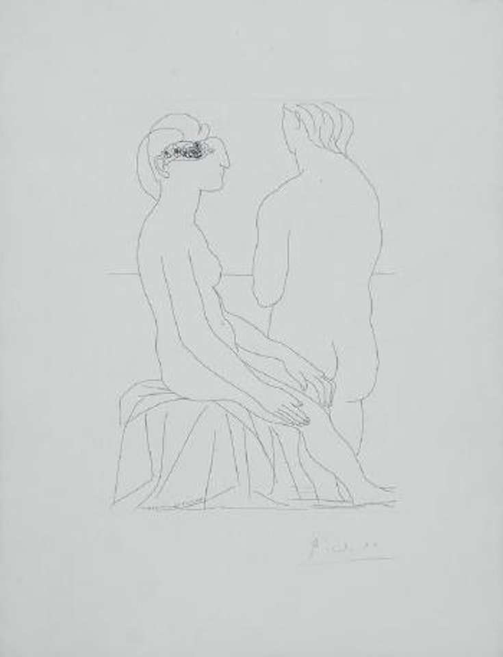 Femmes au bain by Pablo Picasso