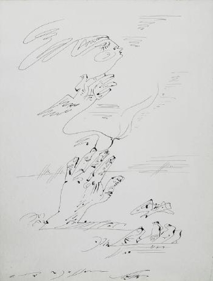 Les trois éléments by André Masson
