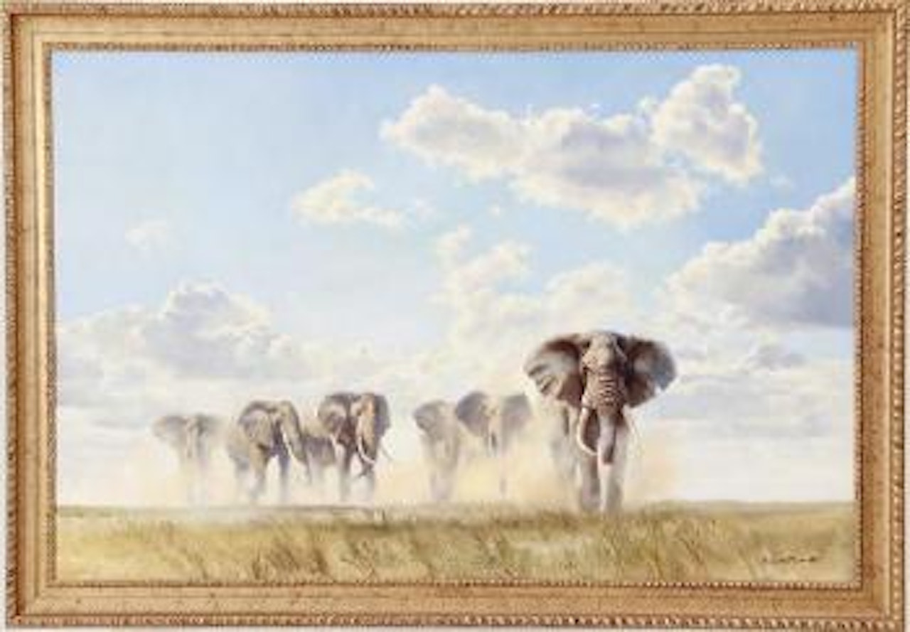 Elephants by Donald Grant