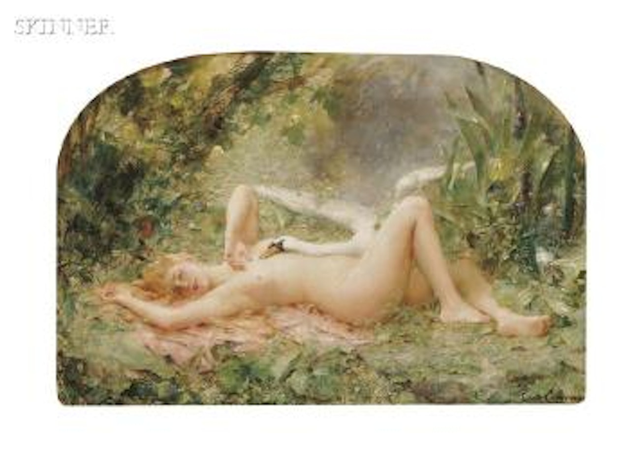 Le triomphe du Cygne by Leon Comerre