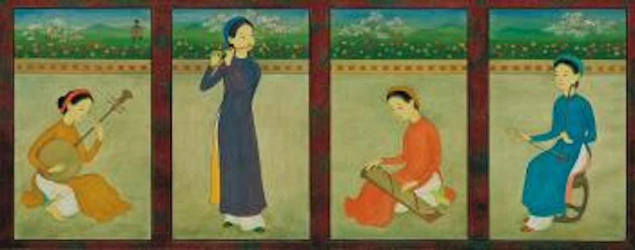 Les Quatre Musiciennes (The Four Musicians) by Mai Trung Thu