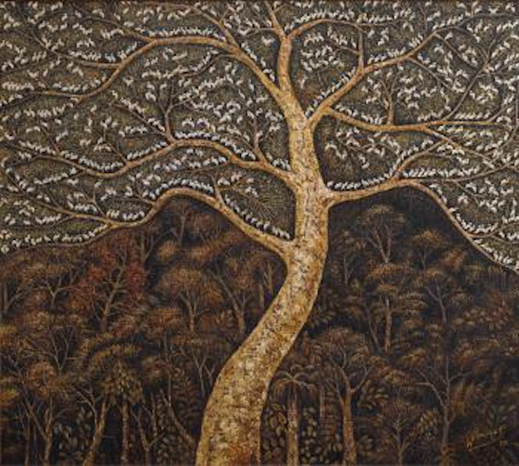 Pohon Dan Bangau (Egrets On The Tree) by Haji Widayat