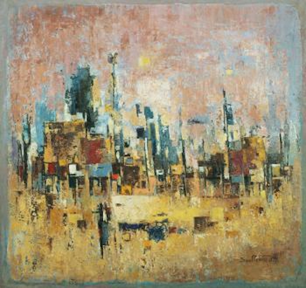 Abstract Landscape by Cheong Soo Pieng