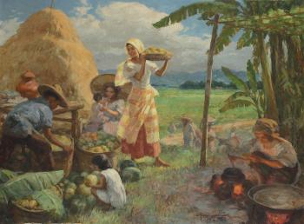 Mango Harvest by Fernando Amorsolo