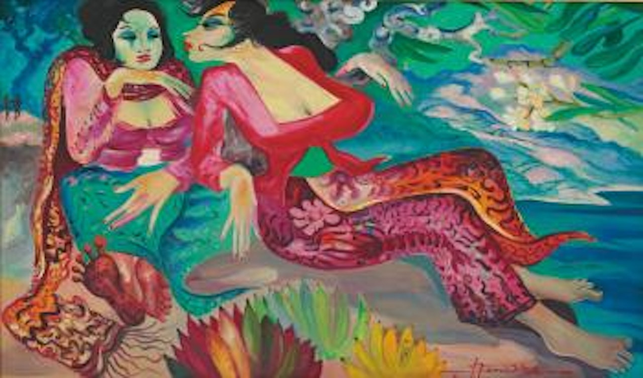 Banana Vendors by Hendra Gunawan