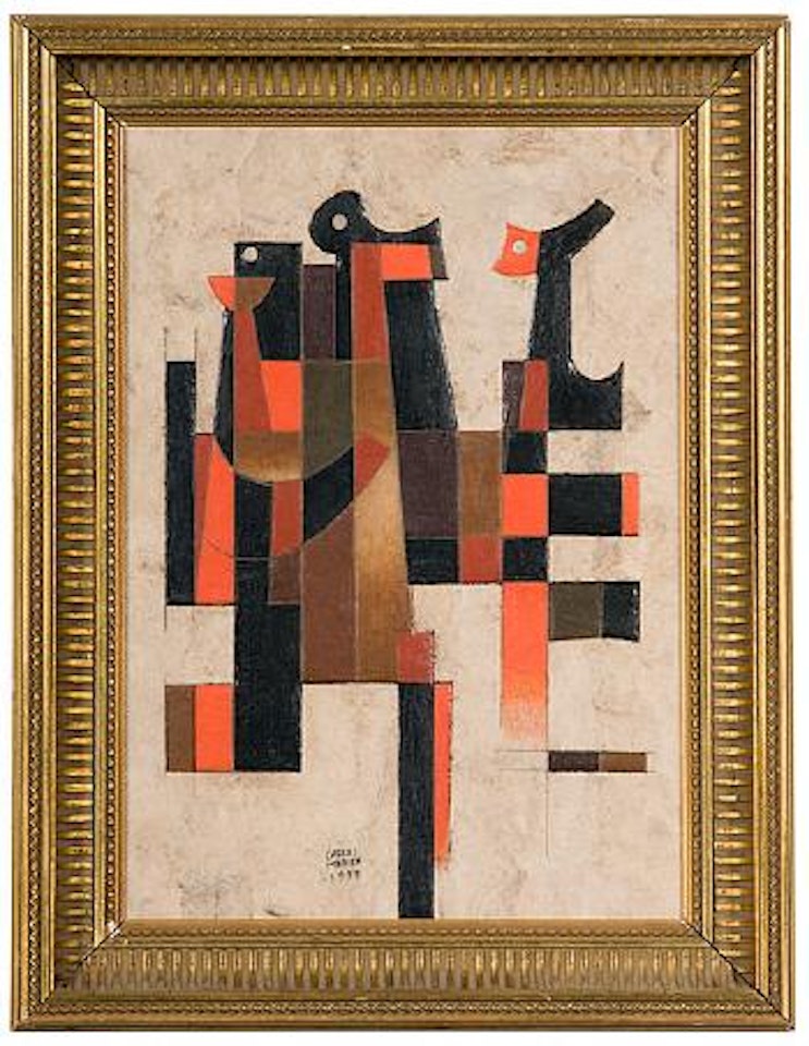 Abstract work by Carlos Mérida