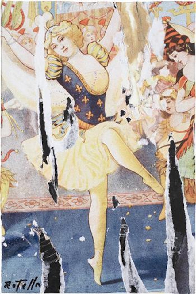 La danzatrice by Mimmo Rotella