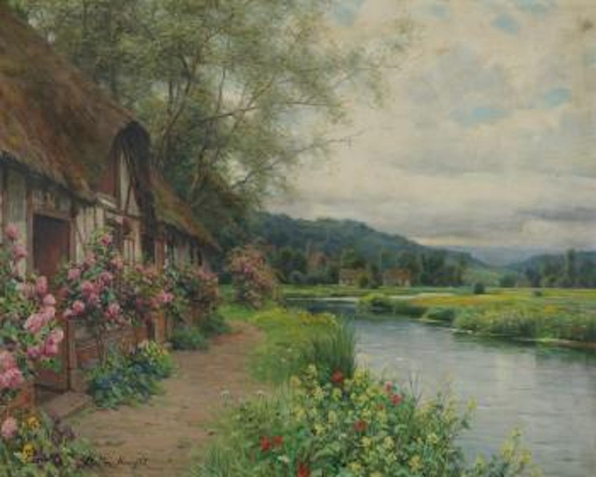 Cottage At Beaumont-le-roger by Louis Aston Knight