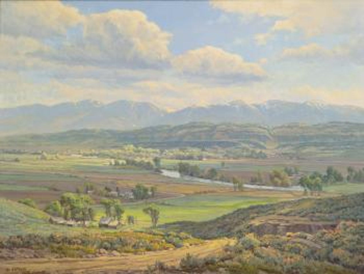 Gentle Valley by Clyde Aspevig