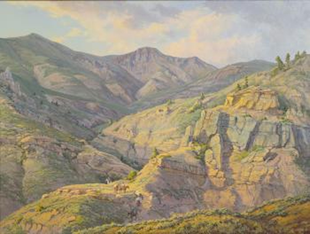 In Rugged Country by Clyde Aspevig