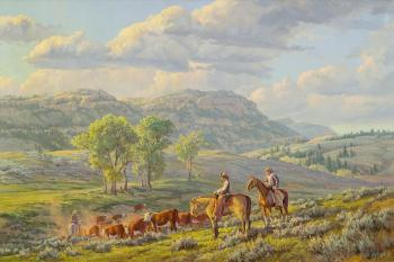 Spring Roundup by Clyde Aspevig