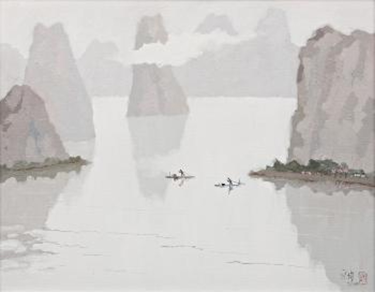 Fishing Boat by Pang Jiun