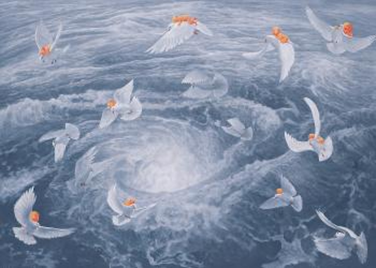 Dream Of Peace by Fang Lijun