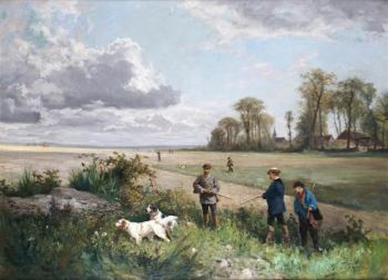 La partie de chasse by Olivier de Penne