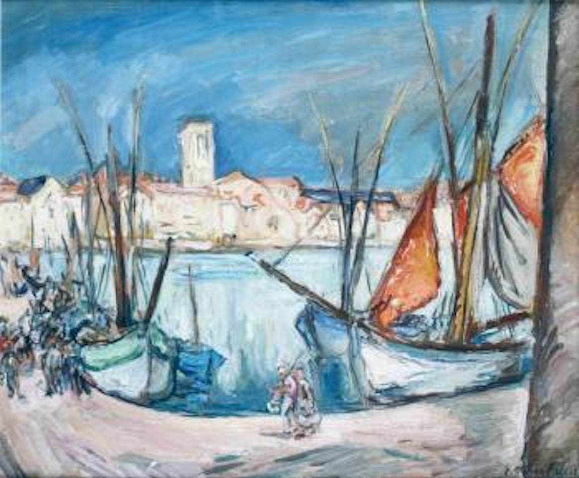 Le port de La Rochelle by Othon Friesz