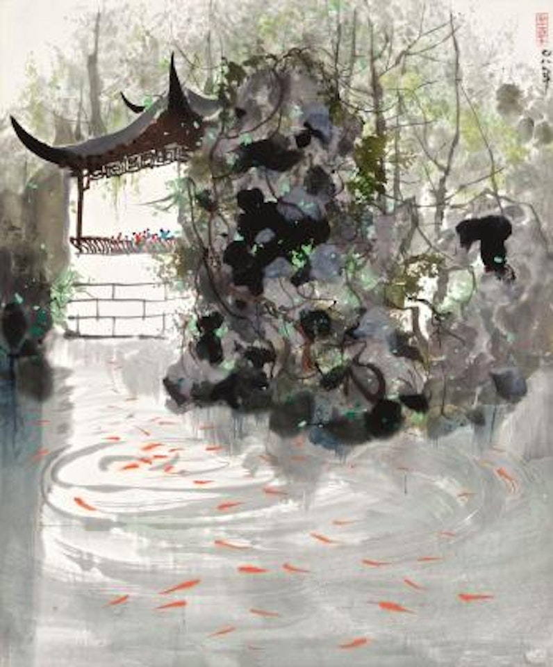 Appreciating The Fish by Wu Guanzhong