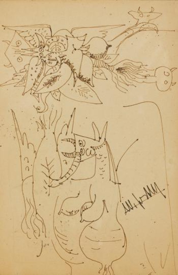Sans Titre (Recto Verso) by Wifredo Lam