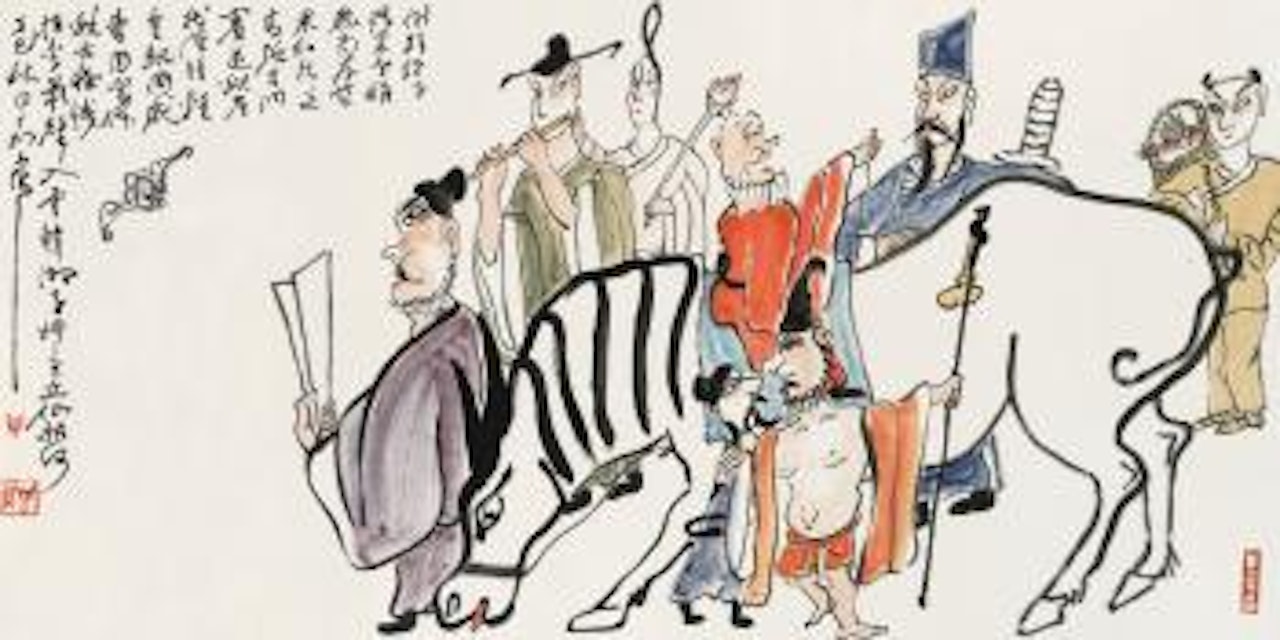 Eight Immortals by Ding Yanyong