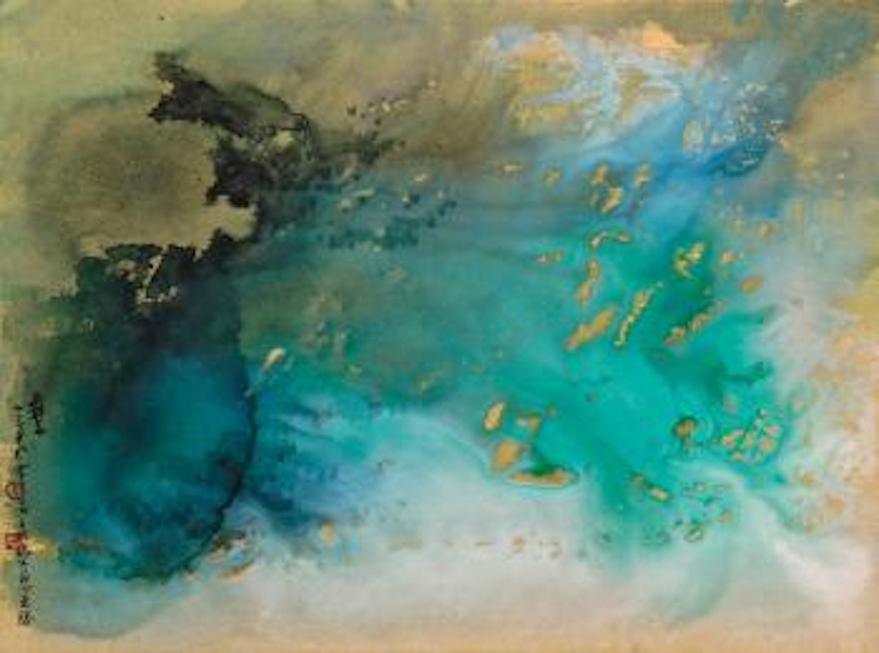 Snow Storm - Switzerland by Zhang Daqian