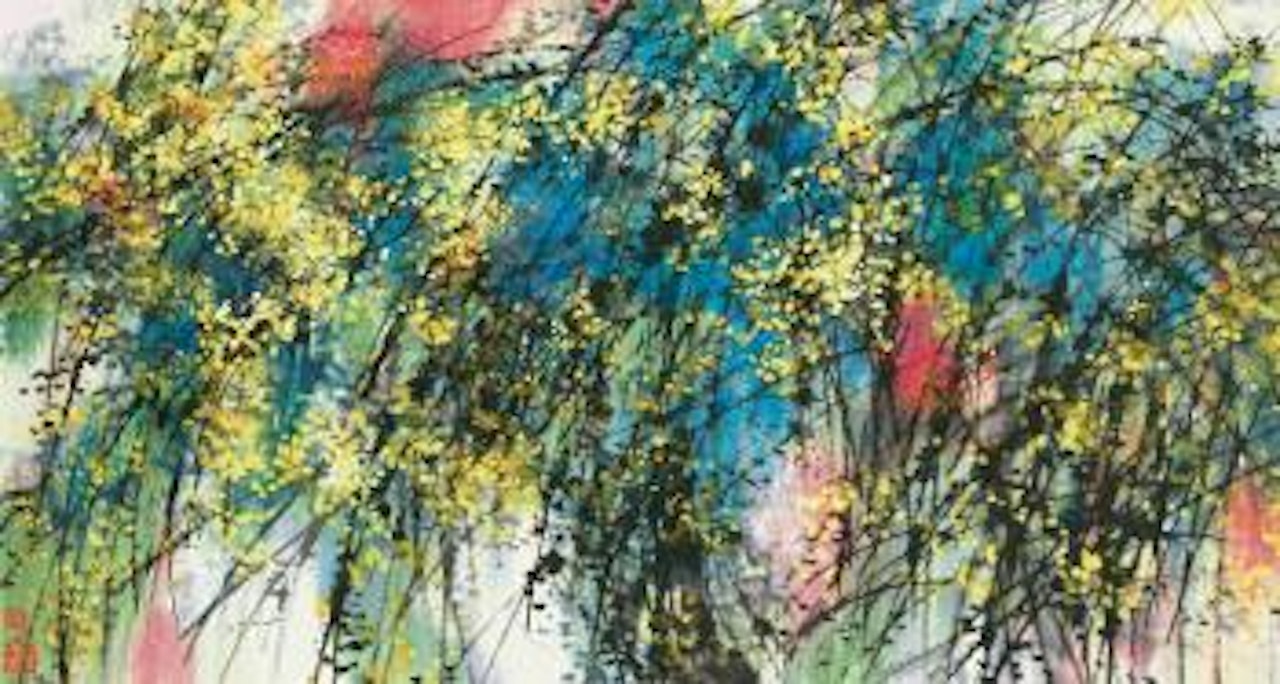 Vitality Of Spring by Huang Yongyu