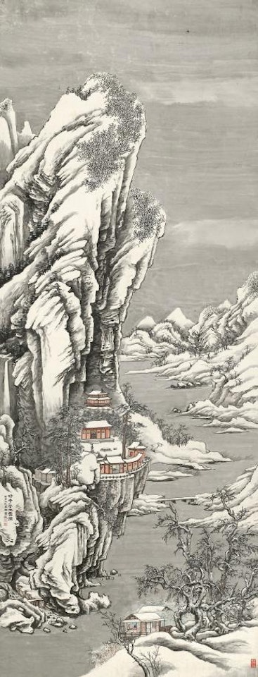 Snow Mountains After Li Cheng (919-967) by Jin Cheng