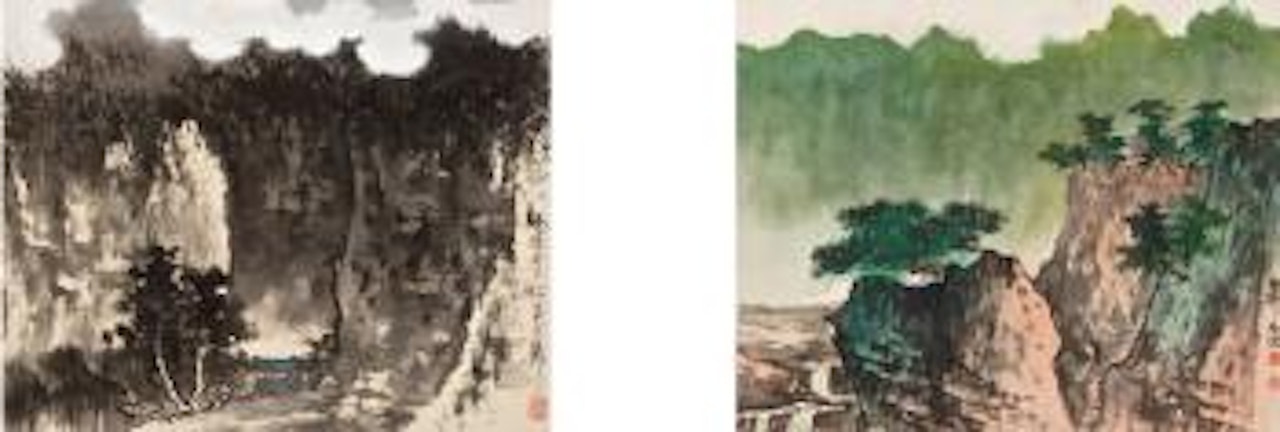 Landscape by Xie Zhiliu