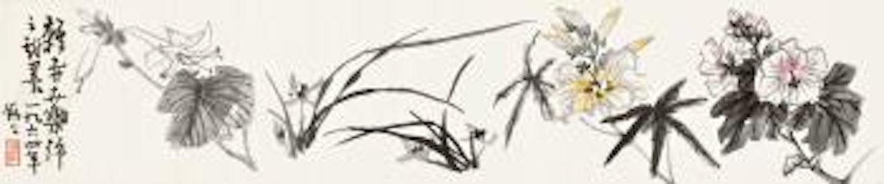 Medley Of Flowers by Li Kuchan